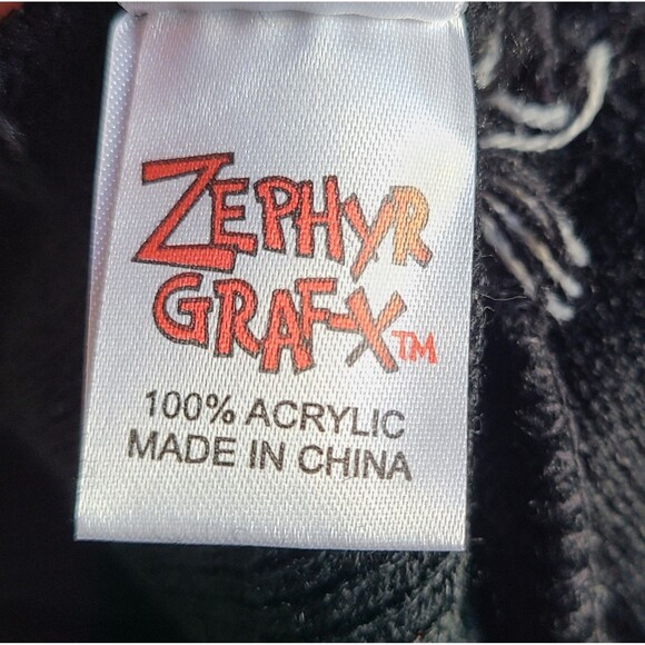 Los Angeles Kings Zephyr Graf-X Black Cuffed Adult Pom Beanie Hat NHL Hockey New - Picture 6 of 6